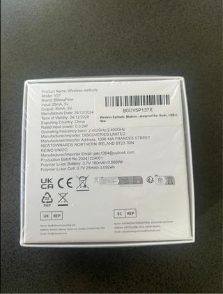 Auriculares Inalámbricos Bluetooth Blancos