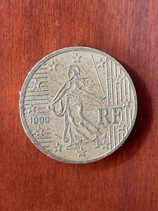 Moneda Francesa 1999 RF