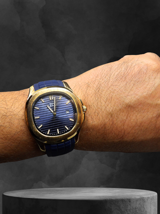 Orologio Uomo Stile Aquanaut Cinturino Silicone 40