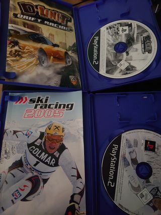 Juegos PS2: D-Unit Drift Racing y Ski Racing 2005