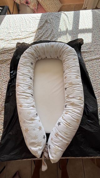 Cuna nido bebé estrellas