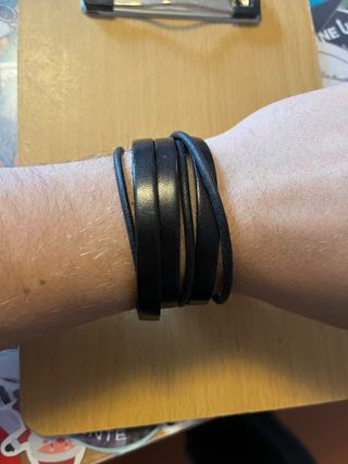 Bracciali Uomo e Unisex Pelle e Rudraksha