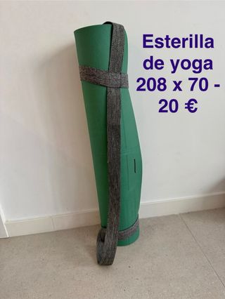 Esterilla Yoga Verde 208x70