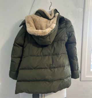 Abrigo de invierno verde oliva talla M