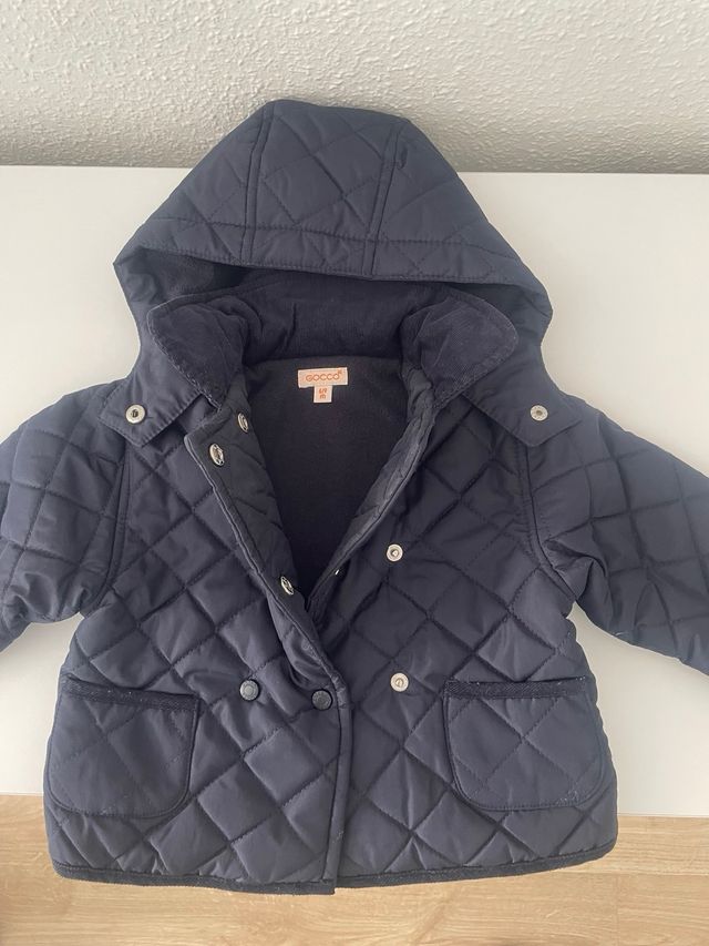 Chaqueta bebé Gocco azul marino 6-9 meses