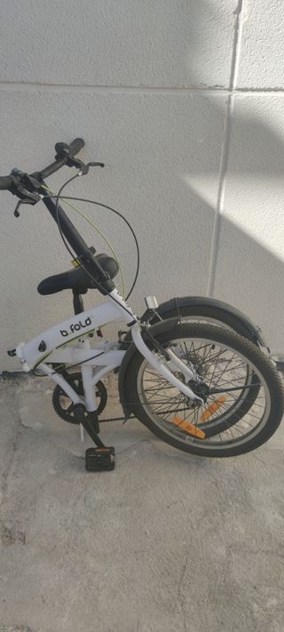 Bicicleta Paseo Plegable Blanca