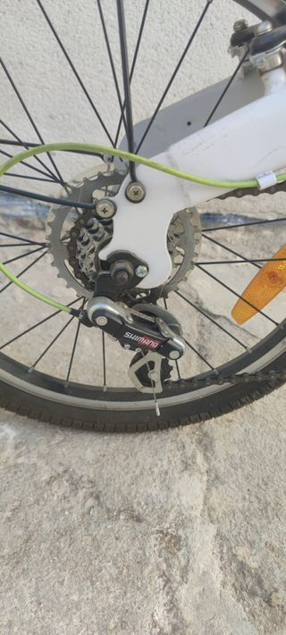 Bicicleta Paseo Plegable Blanca