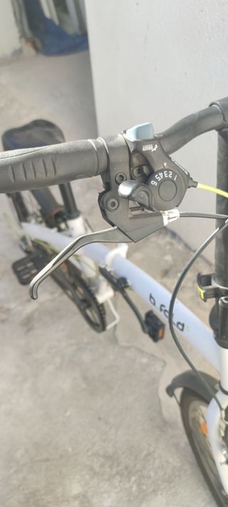 Bicicleta Paseo Plegable Blanca