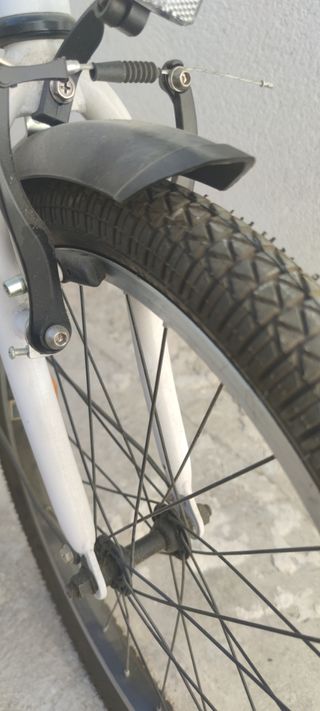 Bicicleta Paseo Plegable Blanca
