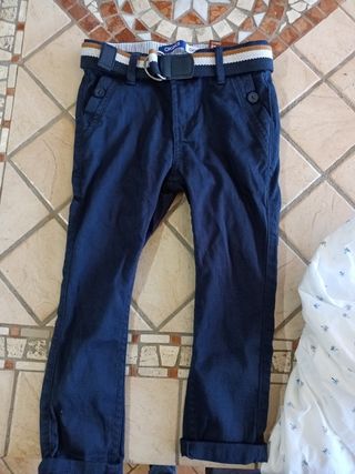 Completo bambino camicia,pantaloni, cinta e maglio