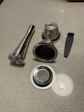 Cafetera Nespresso Krups Roja