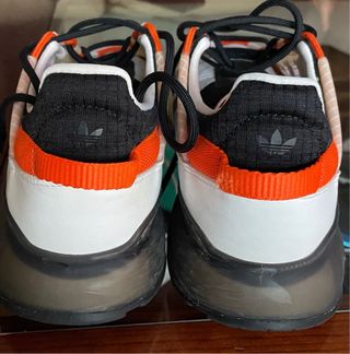 Zapatillas Adidas ZX Hombre Naranja Blanco