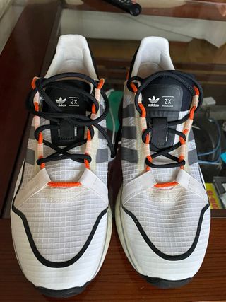 Zapatillas Adidas ZX Hombre Naranja Blanco