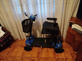 Scooter movilidad reducida azul