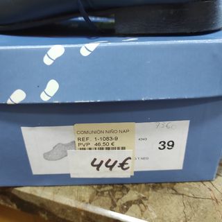 Zapatos de comunión niño