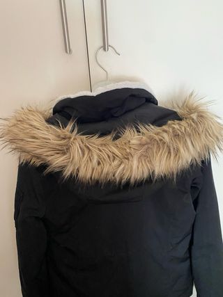 Plumífero Hollister Negro Talla XS