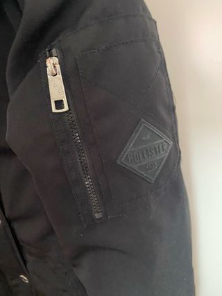 Plumífero Hollister Negro Talla XS