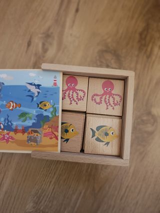 Juego de memoria Playtive madera 21 piezas