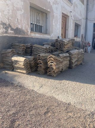 Tejas de barro antiguas