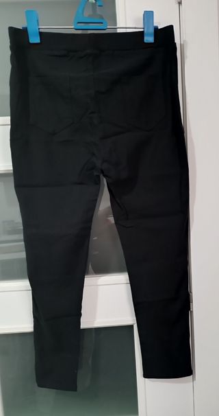 Pantalón elástico curve mujer negro