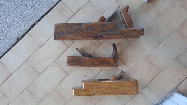 3 Pialle da falegname d'epoca