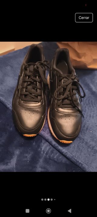 Zapatillas Reebok Negras y Naranja