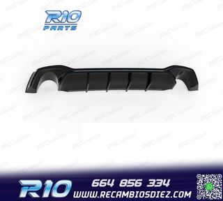 DIFUSOR FORD FOCUS ST 19- NEGRO BRILLO