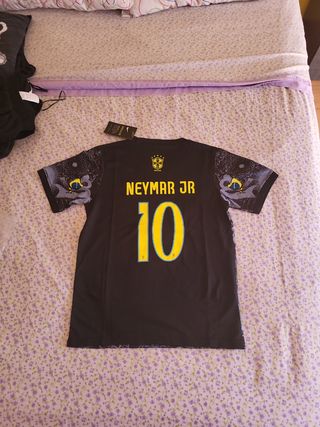 Camiseta Neymar JR 10 Niño Nike Negra