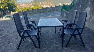 Mesa y 4 Sillas Terraza