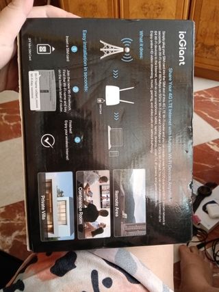 Router WiFi 4G con 2 Puertos Ethernet