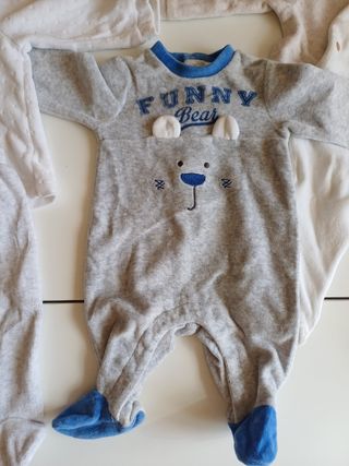 2 tutine + 2 completi ciniglia neonato