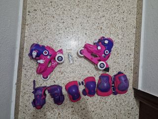 Patines Oxelo Talla 26-28 + Protecciones