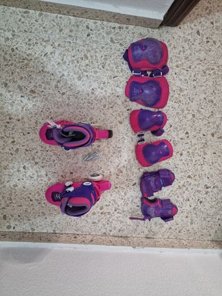 Patines Oxelo Talla 26-28 + Protecciones