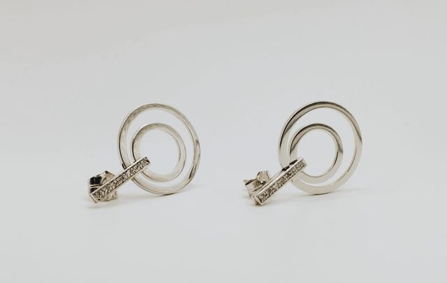 ¡¡PROMOZIONE! ORECCHINI A CERCHIO CON DIAMANTI IN ORO 18K