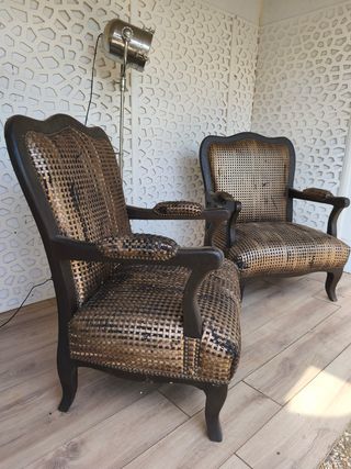 2 Sillones  Madera para Retapizar