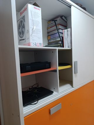 Armario con cama abatible horizontal