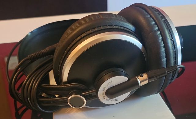 Auriculares monitoring dinámicos negros/plateados