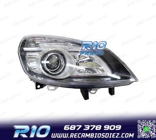 FARO DCH RENAULT SCENIC II 05-08 XENON FONDO NEGRO