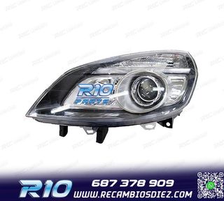FARO IZQ RENAULT SCENIC II 05-08 XENON FONDO NEGRO