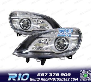 FAROS RENAULT SCENIC II 05-08 XENON FONDO NEGRO