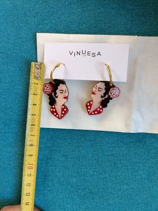 Pendientes" Vinuesa" Sin usar.