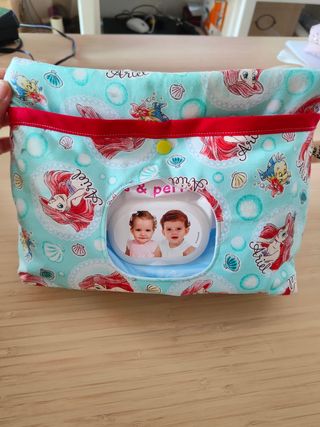 Pañalera para bebé con diseño de Ariel
