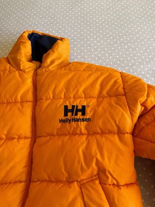 Plumas Helly Hansen reversible azul y naranja