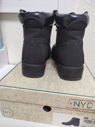 Botines negros talla 39
