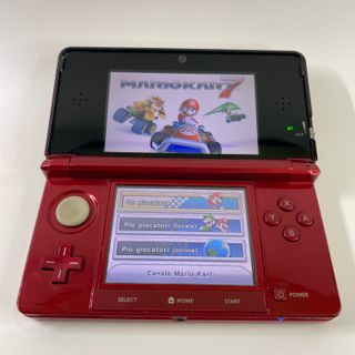 Nintendo 3DS Rosso con accessori