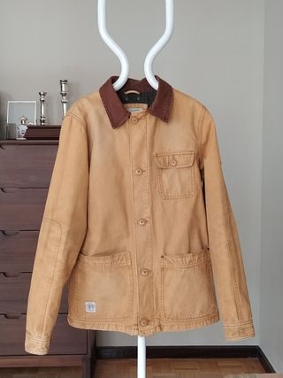 Parka Pull&Bear Beige Hombre talla M