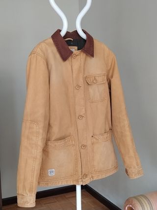 Parka Pull&Bear Beige Hombre talla M