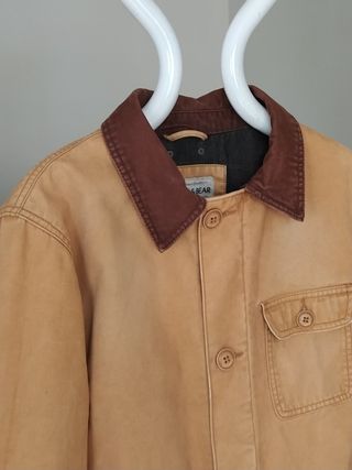 Parka Pull&Bear Beige Hombre talla M