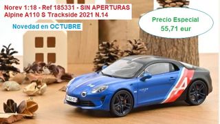 Alpine A110 S Trackside 2021 1:18 NOREV