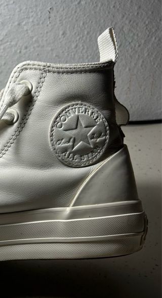 Botas Converse Piel Blanca Talla 38